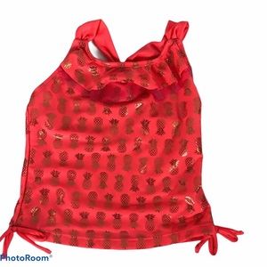 Real Love Girls Hot Pink Pineapple 🍍 Tank Size 6